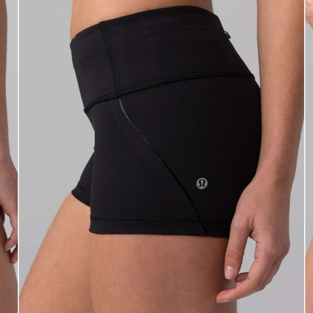 Lululemon Quick Pace Short Sz 6 Black